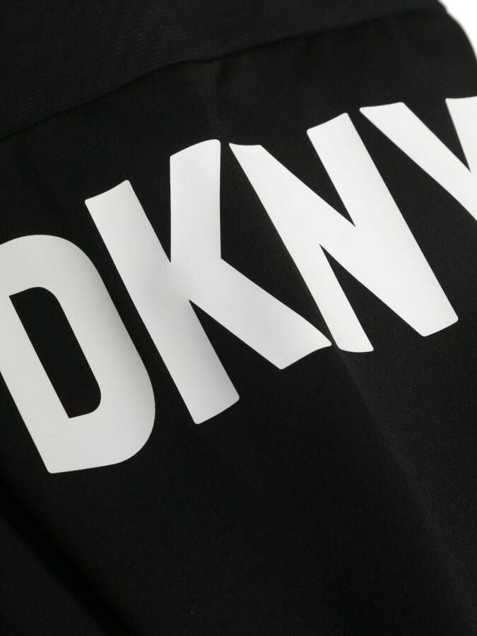 Dkny Kids Fietsshorts met logoprint Zwart