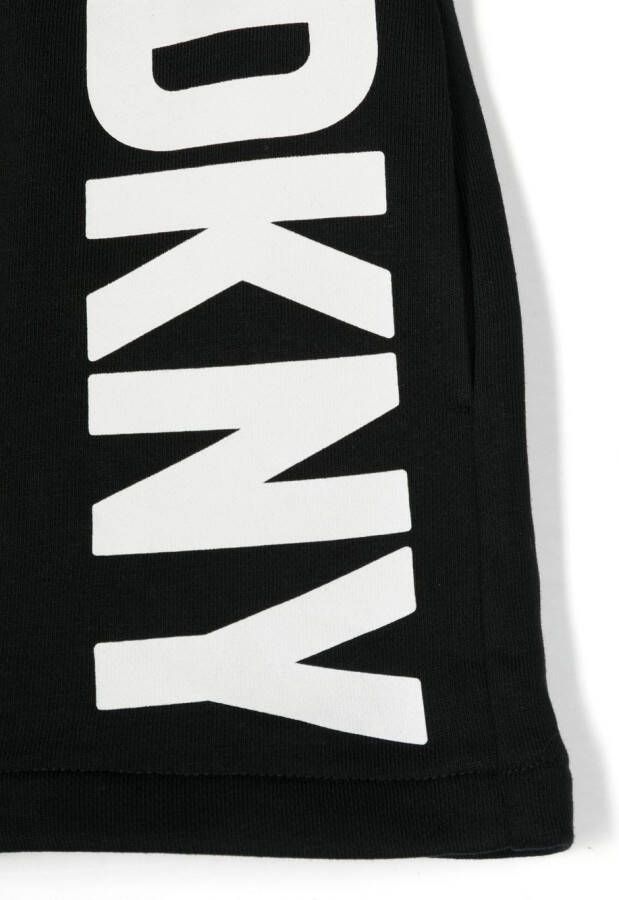 Dkny Kids Shorts met logoprint Zwart