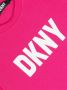 Dkny Kids T-shirt met logoprint Roze - Thumbnail 3