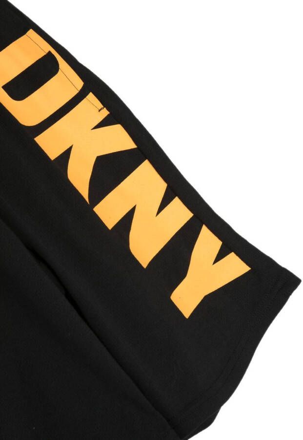Dkny Kids Trainingsshorts met logoprint Zwart