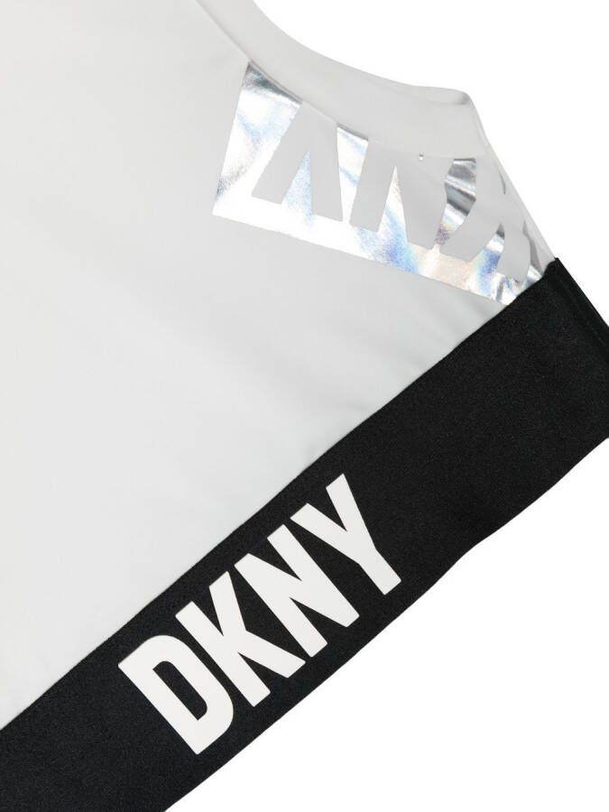 Dkny Kids Onderhemd met logoprint Wit