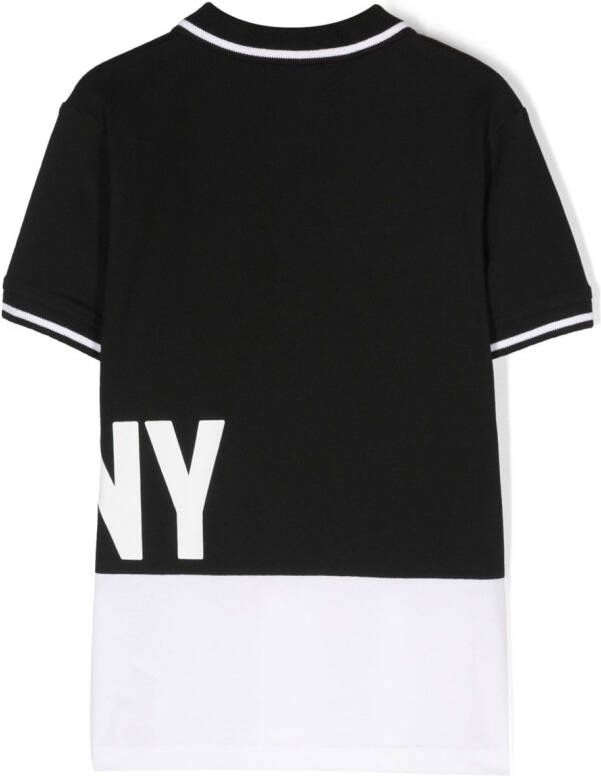 Dkny Kids Poloshirt met logoprint Zwart