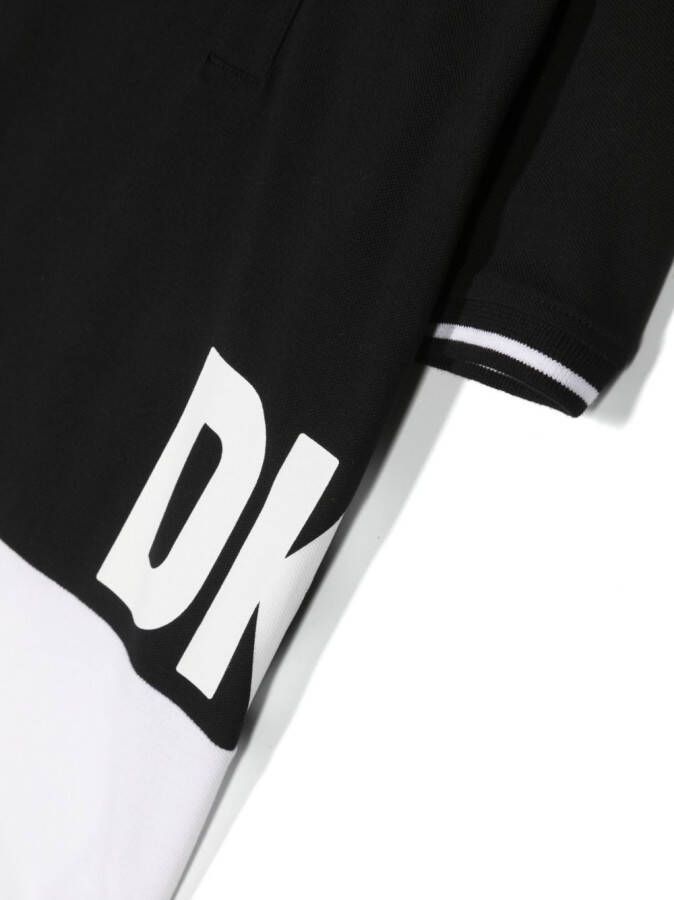 Dkny Kids Poloshirt met logoprint Zwart