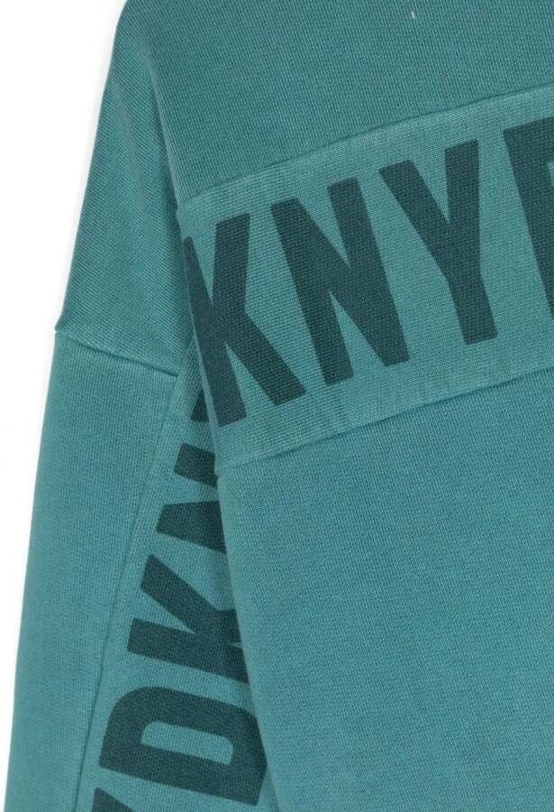 Dkny Kids Sweater met logoprint Blauw