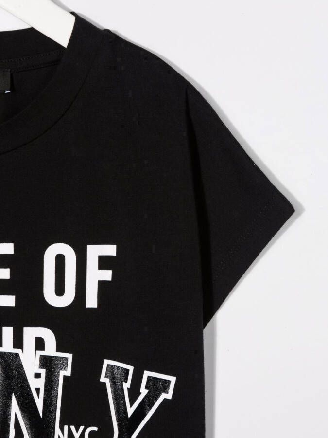 Dkny Kids T-shirt met logoprint Zwart
