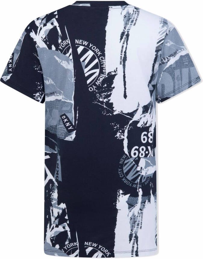 Dkny Kids T-shirt met print Zwart