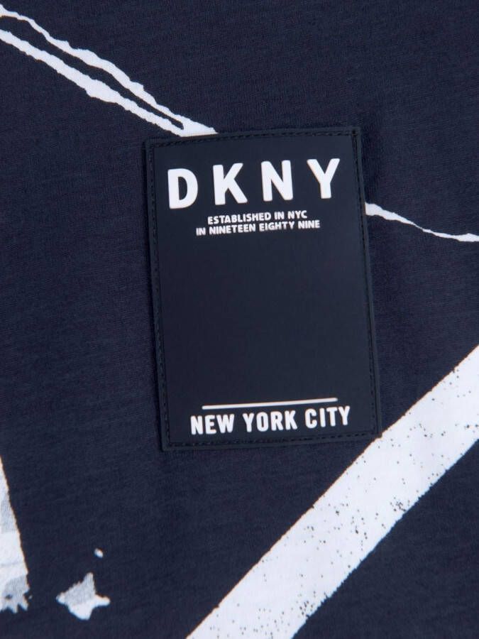 Dkny Kids T-shirt met print Zwart