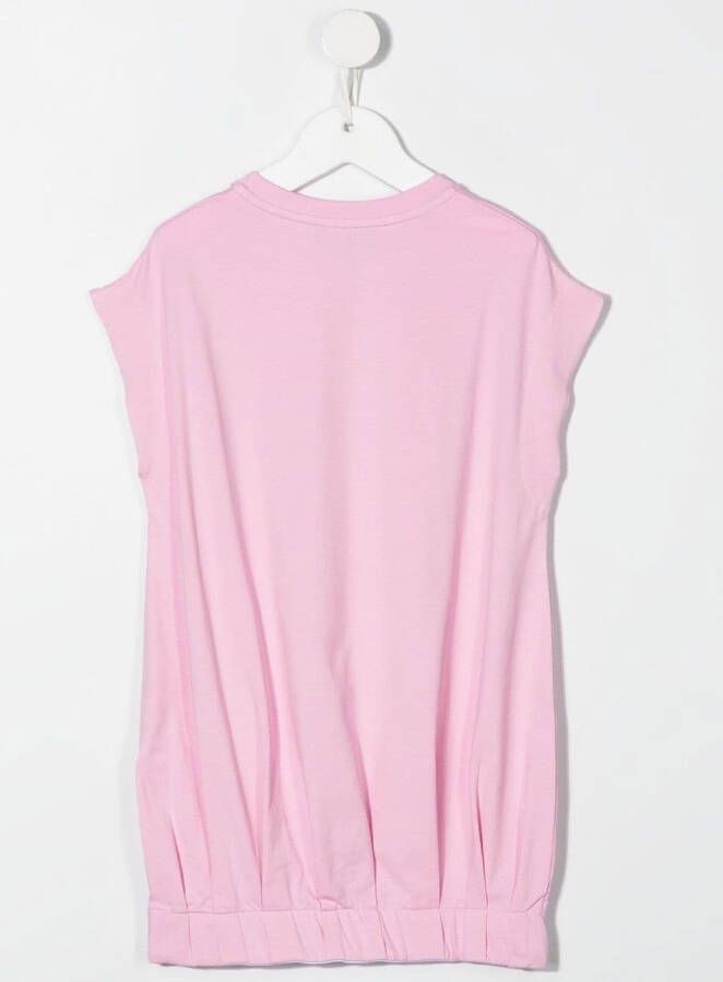 Dkny Kids T-shirtjurk met logoprint Roze