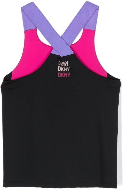 Dkny Kids Top met logoprint Roze