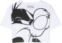 Dkny Kids x Looney Tunes cropped T-shirt Wit - Thumbnail 2