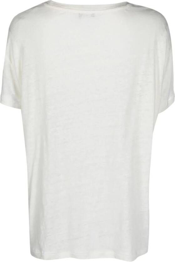DKNY Linnen T-shirt Wit