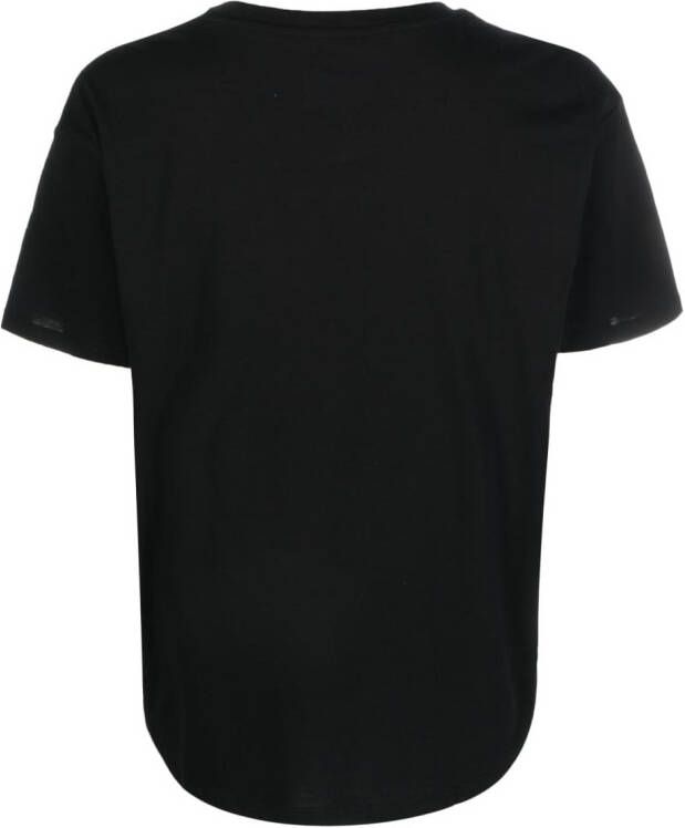 DKNY T-shirt met logoprint Zwart