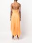 DKNY Maxi-jurk met gekreukt effect Oranje - Thumbnail 4