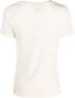 DKNY metallic-finish logo-print jersey T-shirt Beige - Thumbnail 2