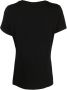 DKNY metallic-finish logo-print jersey T-shirt Zwart - Thumbnail 2