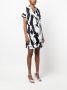 DKNY Midi-jurk met grafische print Zwart - Thumbnail 3