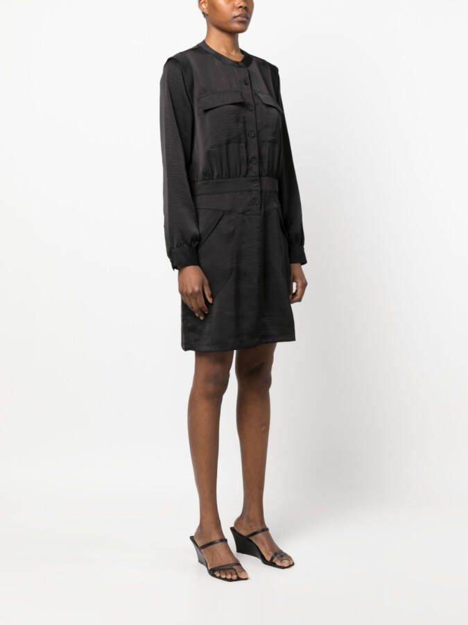 DKNY Midi-jurk met zakken Zwart