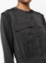 DKNY Midi-jurk met zakken Zwart - Thumbnail 5