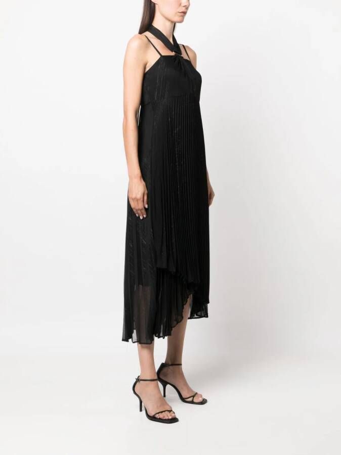 DKNY Geplooide jurk Zwart