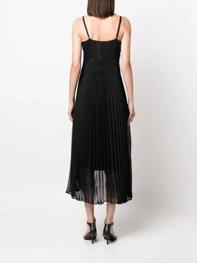 DKNY Geplooide jurk Zwart