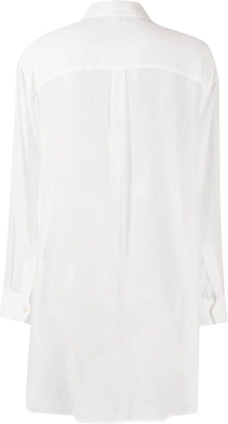 DKNY Semi-doorzichtige blouse Wit