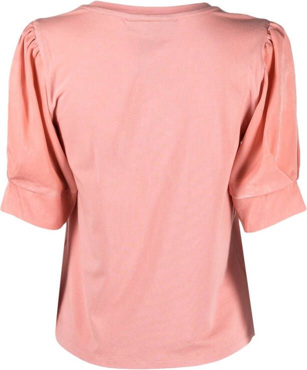 DKNY Katoenen T-shirt Roze