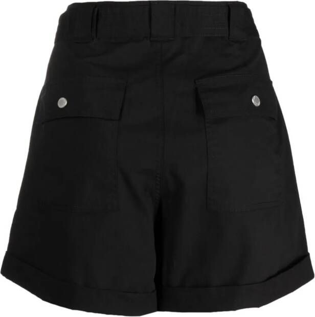 DKNY Shorts met ceintuur Zwart