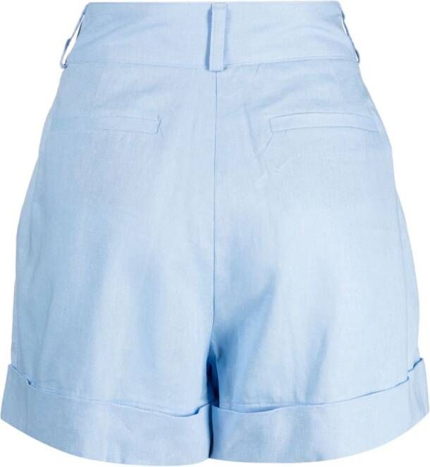 DKNY Shorts met geplooid detail Blauw