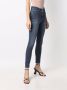 DKNY cropped skinny fit jeans dames Polyester Viscose katoen Spandex Elastane 25 Blauw - Thumbnail 3