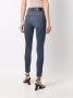 DKNY cropped skinny fit jeans dames Polyester Viscose katoen Spandex Elastane 25 Blauw - Thumbnail 4