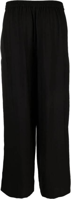DKNY straight-leg drawstring-fastening trousers Zwart