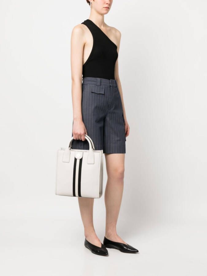 DKNY Shopper met streepdetail Beige