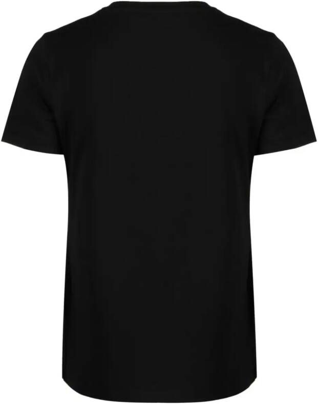 DKNY T-shirt met reflecterend logo Zwart