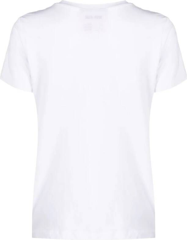 DKNY T-shirt verfraaid met studs Wit