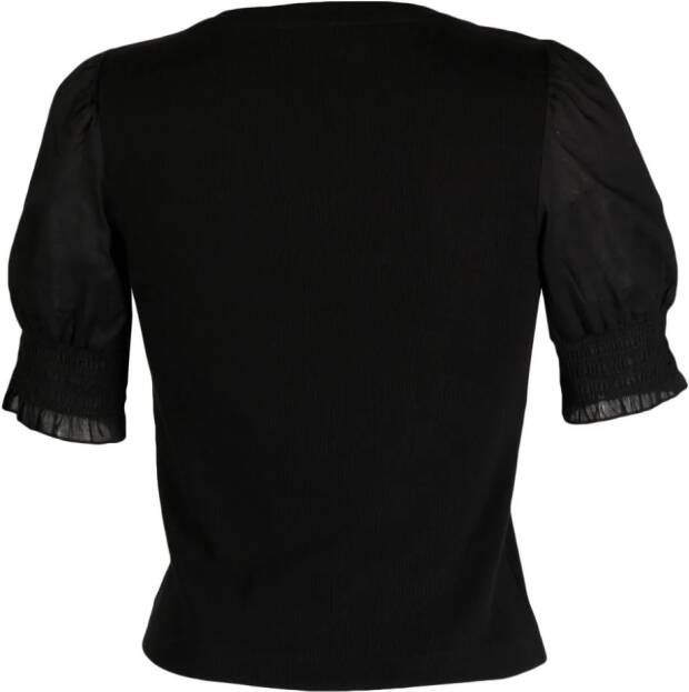 DKNY Top met ronde hals Zwart