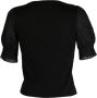 DKNY Top met ronde hals Zwart - Thumbnail 2