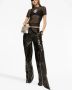 Dolce & Gabbana 1998 Madonna mesh T-shirt Zwart - Thumbnail 2