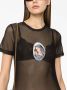Dolce & Gabbana 1998 Madonna mesh T-shirt Zwart - Thumbnail 5