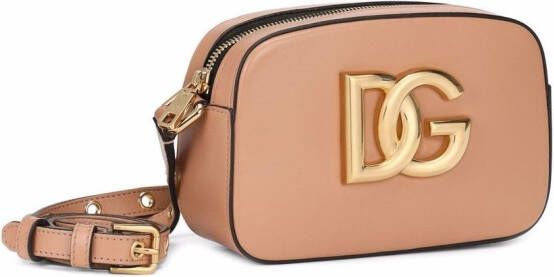 Dolce & Gabbana 3.5 leren crossbodytas Roze