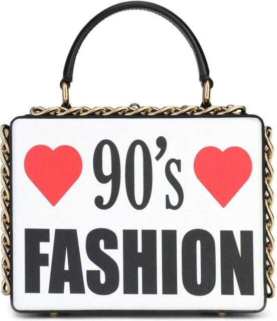 Dolce & Gabbana Dolce Box 1990s tas met handgreep Wit