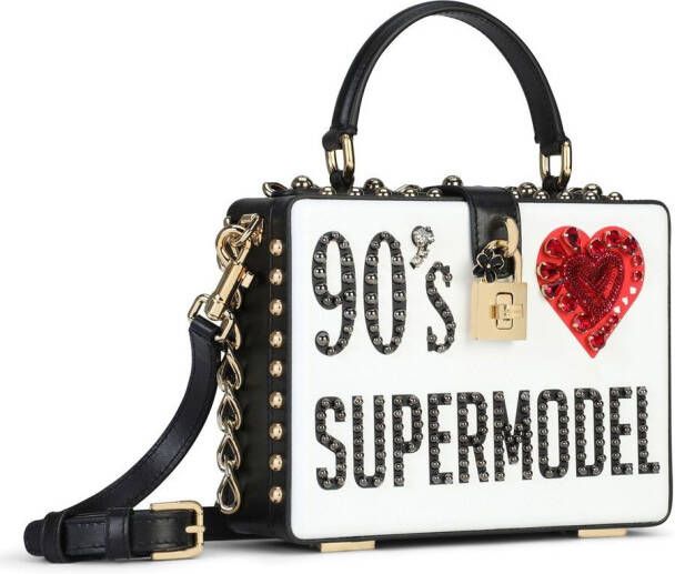Dolce & Gabbana Dolce Box 1990s tas met handgreep Wit