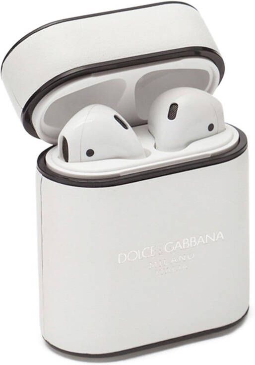 Dolce & Gabbana AirPods hoesje met logoprint Wit
