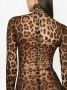 Dolce & Gabbana KIM doorzichtig jumpsuit met luipaardprint Bruin - Thumbnail 5
