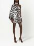 Dolce & Gabbana Mini-jurk met pailletten met zebraprint Zwart - Thumbnail 3
