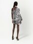 Dolce & Gabbana Mini-jurk met pailletten met zebraprint Zwart - Thumbnail 4