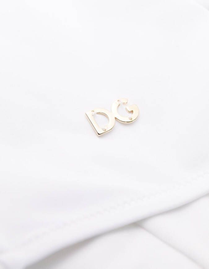 Dolce & Gabbana Badpak met logoplakkaat Wit