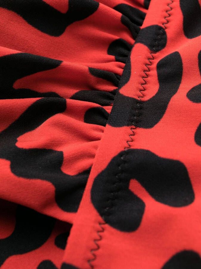 Dolce & Gabbana Badpak met luipaardprint Rood
