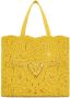 Dolce & Gabbana Beatrice shopper met kant Geel - Thumbnail 3