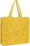 Dolce & Gabbana Beatrice shopper met kant Geel - Thumbnail 4