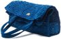 Dolce & Gabbana Grote Beatrice shopper met kant Blauw - Thumbnail 5